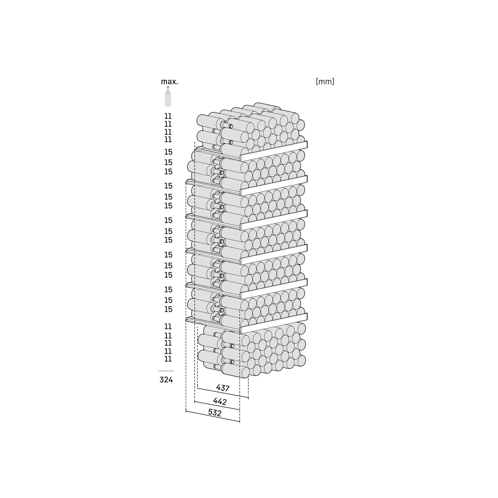 WSbl 7731 GrandCru | Single Zone Wine Cabinet gallery detail image