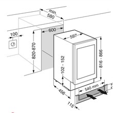 Liebherr Built Under Multi Temp Wine Cabinet gallery detail image