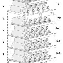EWTdf 3553 Vinidor | Dual Zone Built-in Wine Cellar gallery detail image