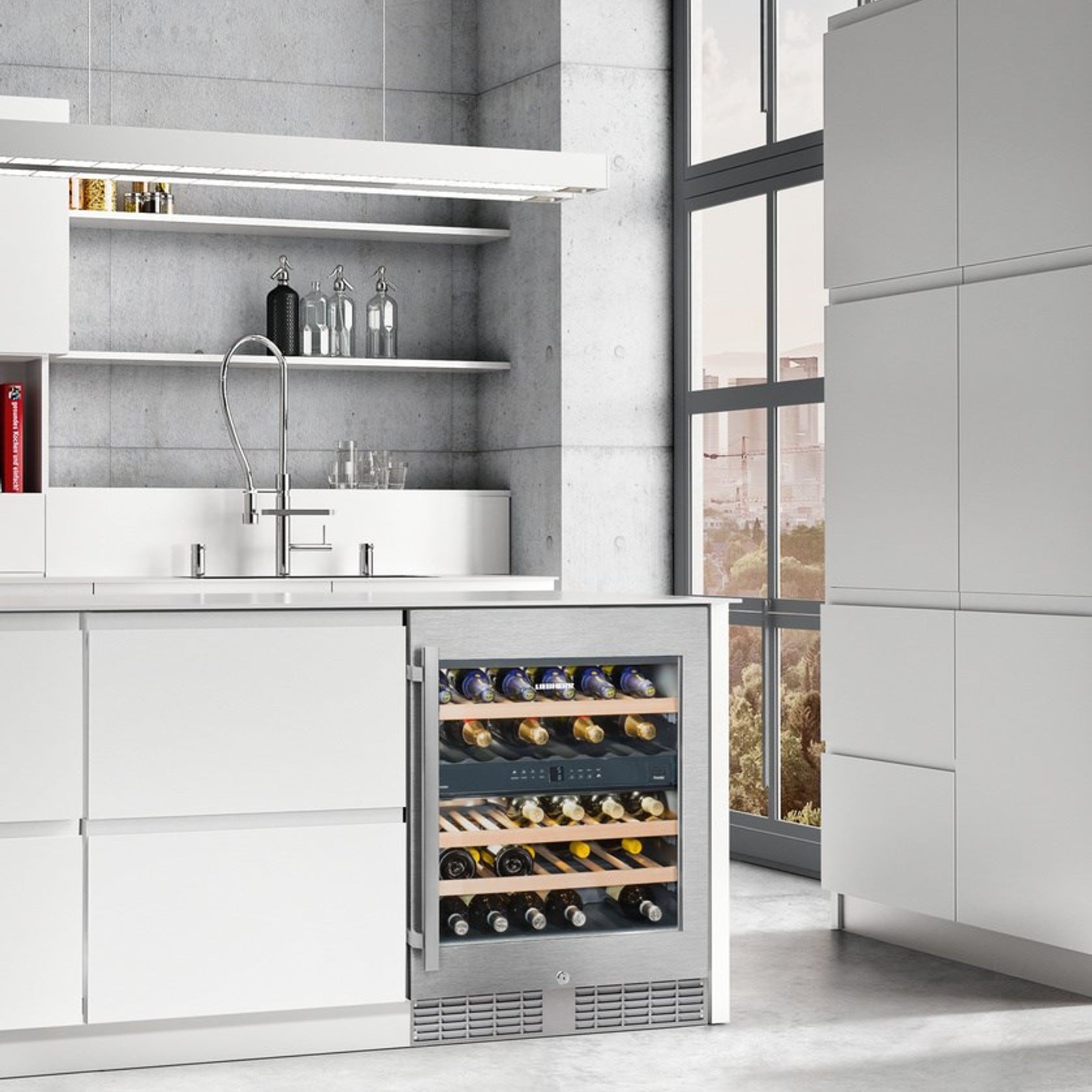 Built-In Dual Zone Wine Cellar w.600 UWTES 1672 by Liebherr gallery detail image