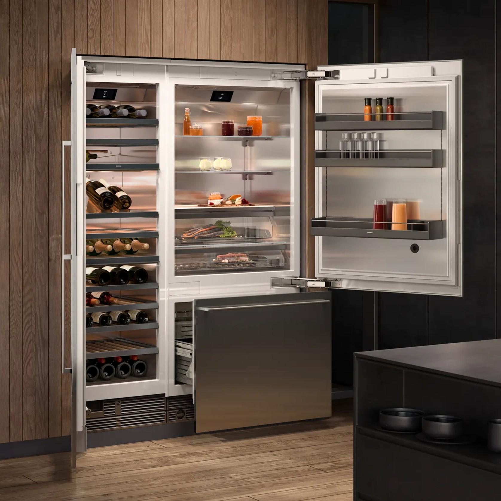 Gaggenau Vario Wine Cooler W/ Glass Door 400 Series gallery detail image