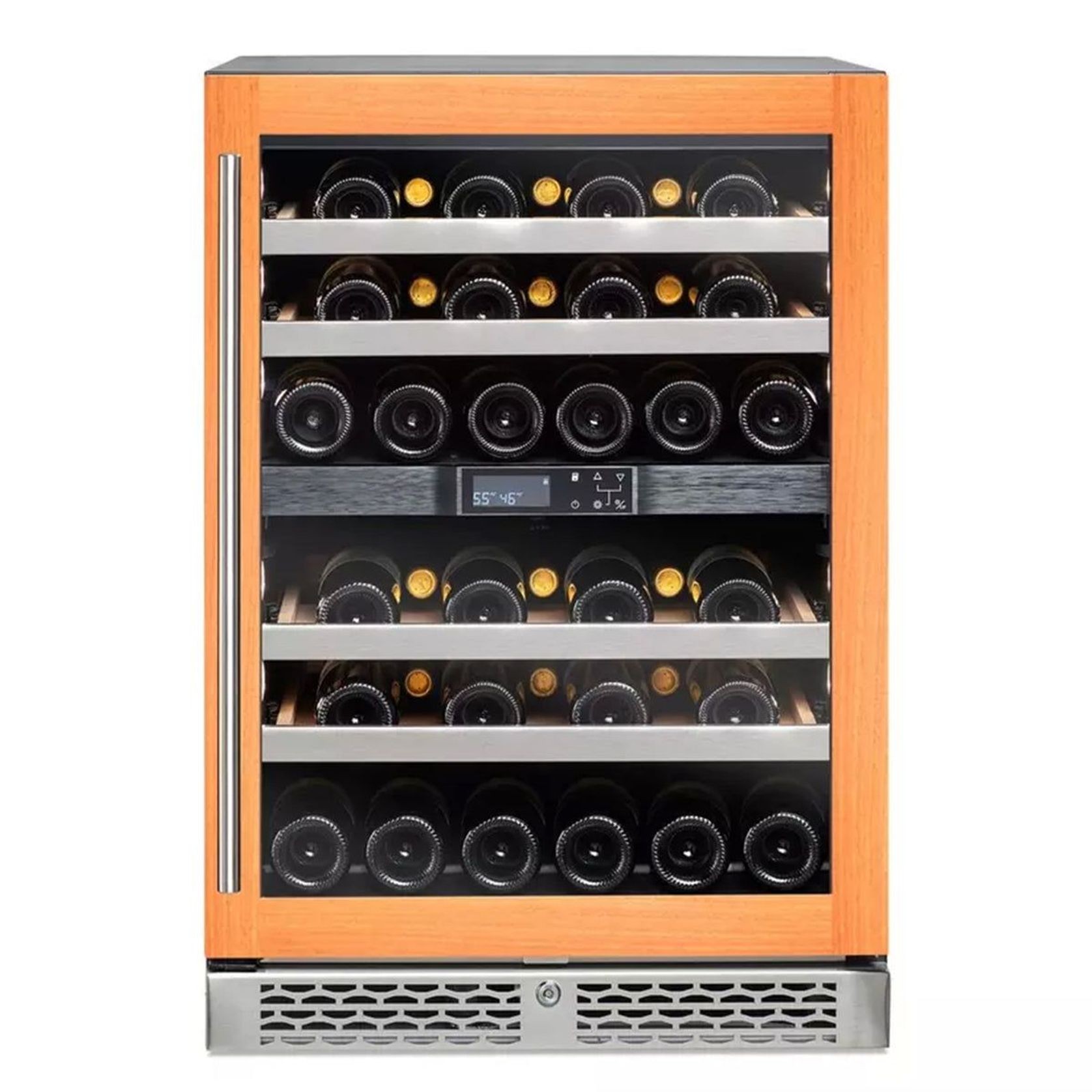 Grand Cru 46 Bottle Panel Ready Dual Zone Wine Fridge. gallery detail image