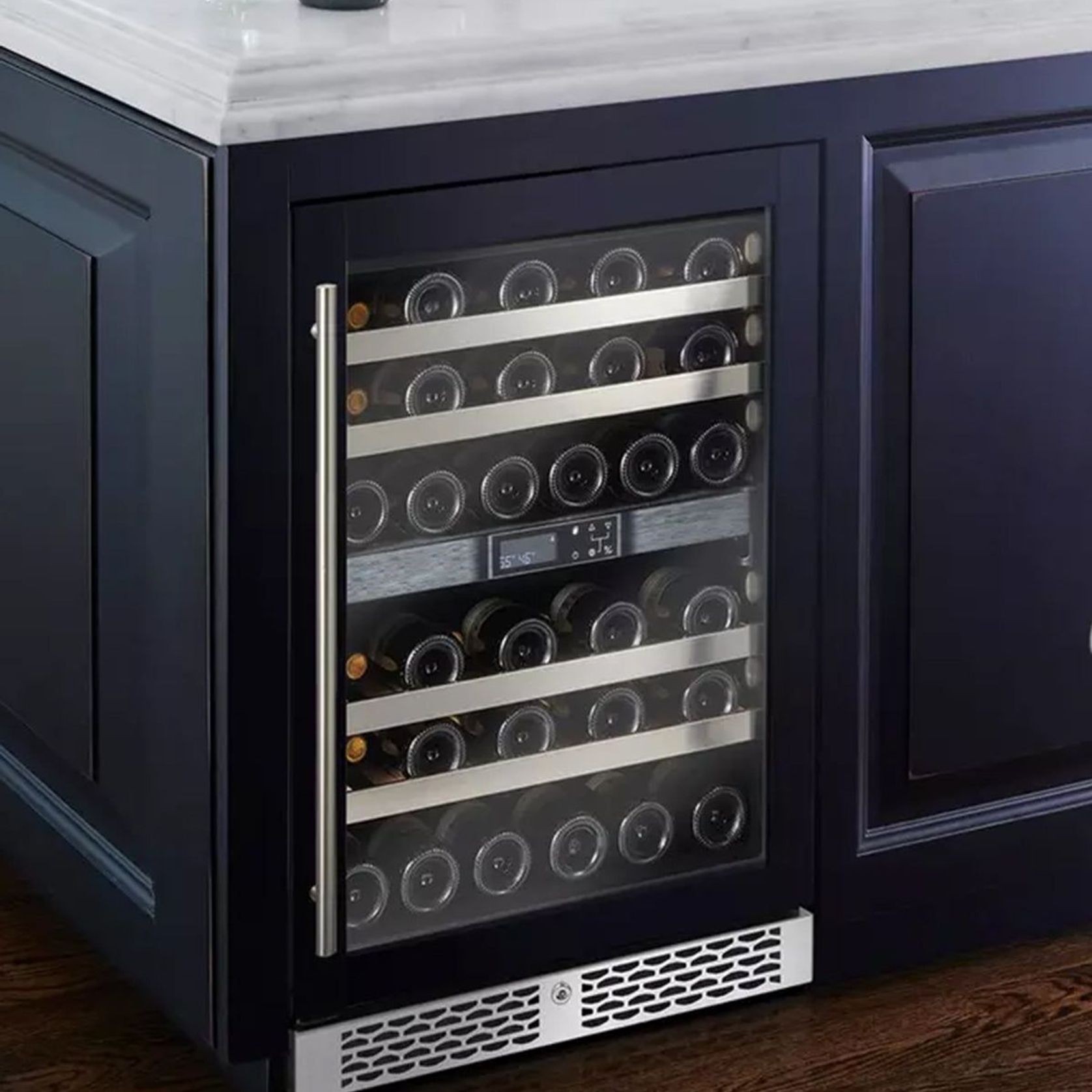 Grand Cru 46 Bottle Panel Ready Dual Zone Wine Fridge. gallery detail image