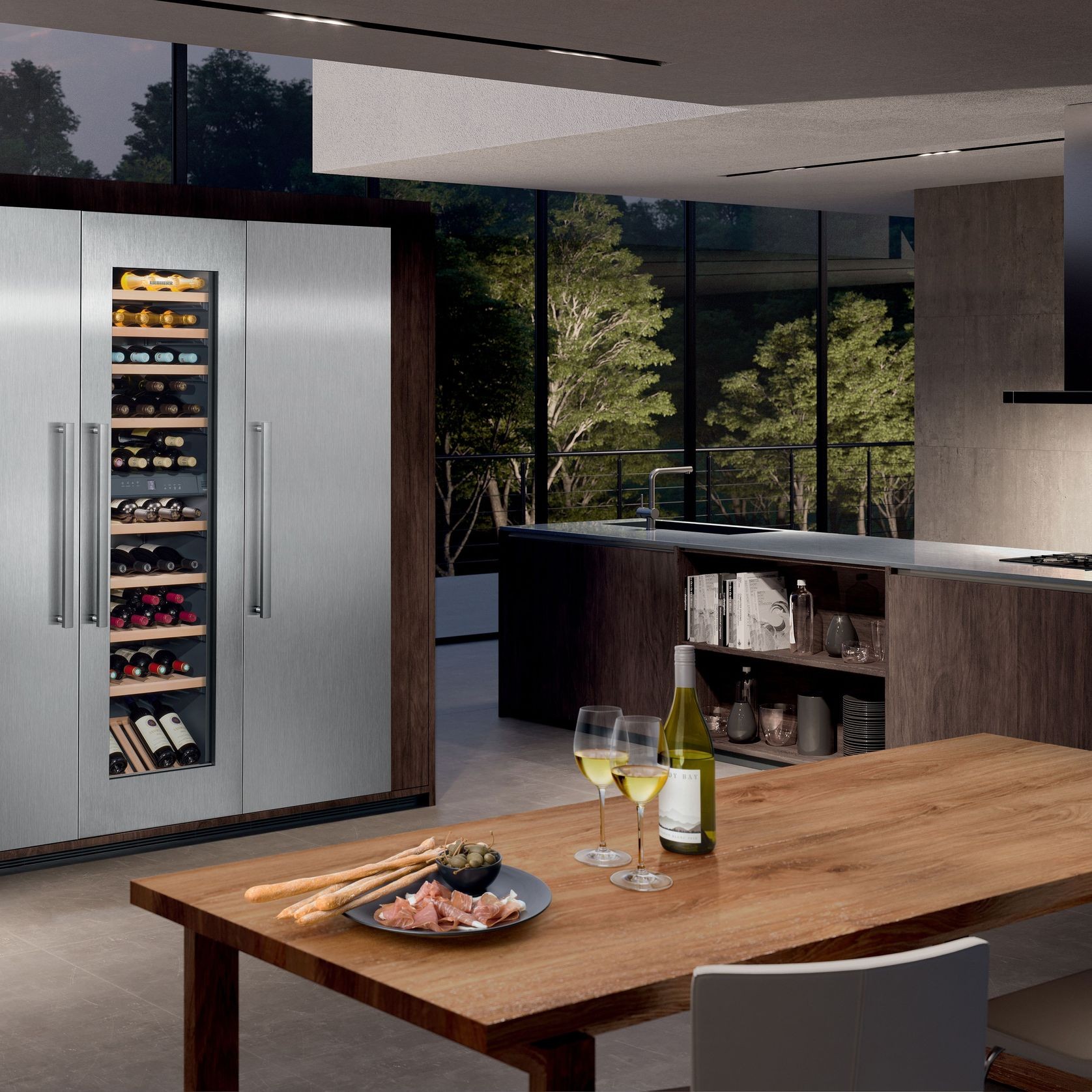 EWTdf 3553 Vinidor | Dual Zone Built-in Wine Cabinet gallery detail image