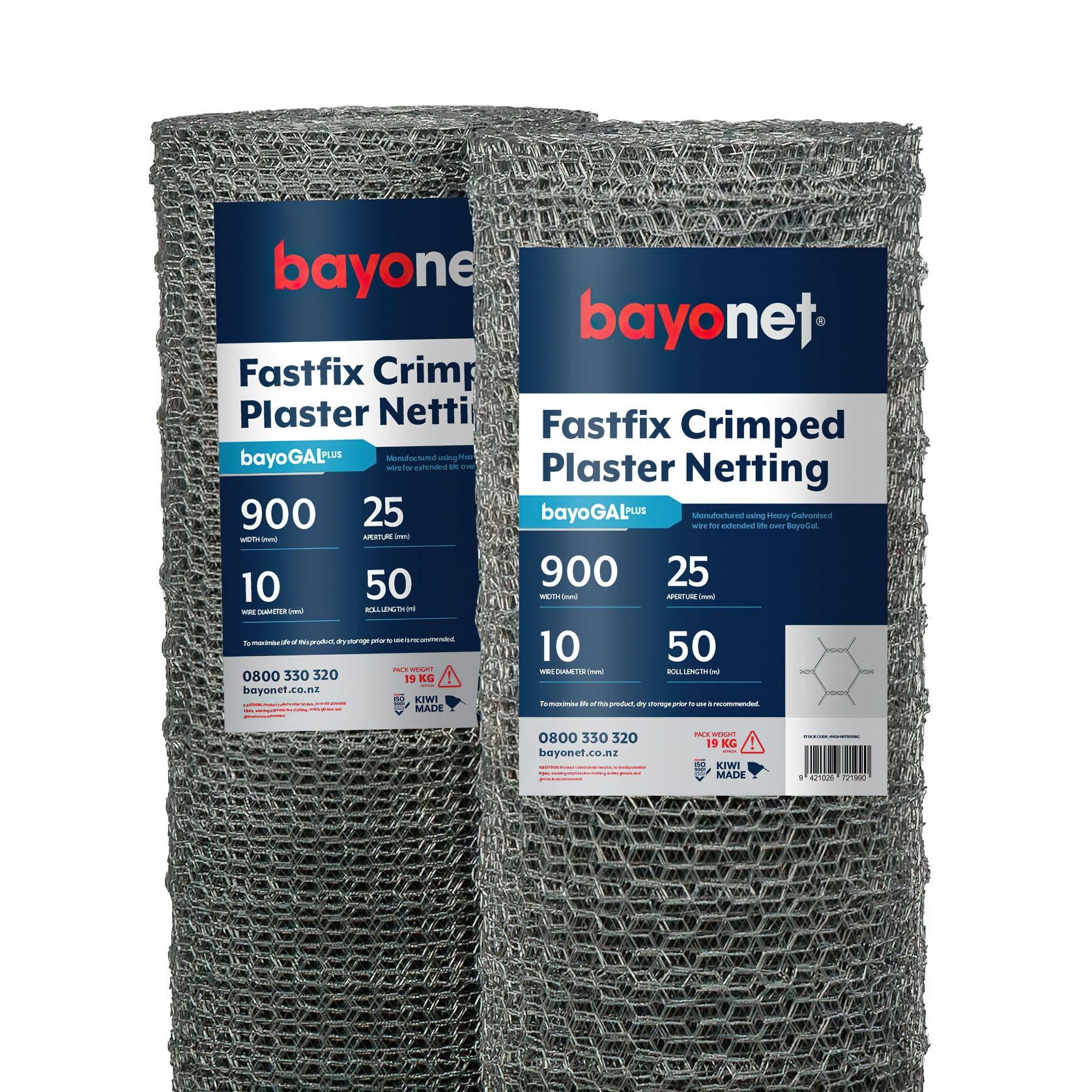 Bayonet Fastfix Hex Crimped Plaster Netting gallery detail image