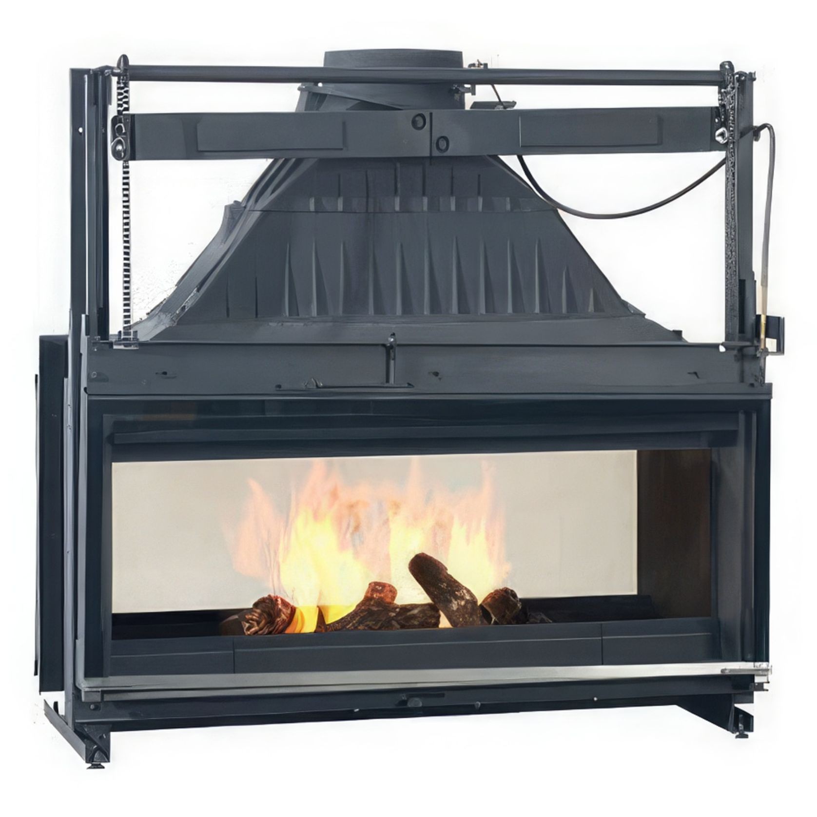 Cheminees Philippe Radiante 1200 Double Face Fireplace gallery detail image
