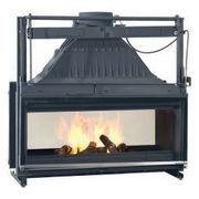 Cheminees Philippe Radiante 1200 Double Face Fireplace gallery detail image