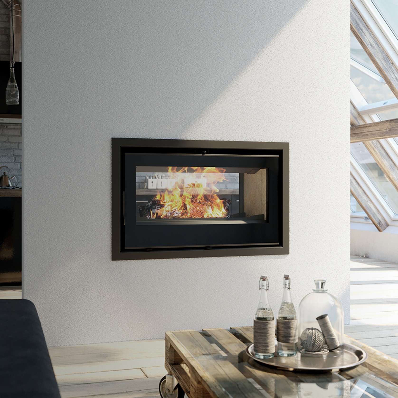Axis I1000IB Double Sided - Contemporary Inbuilt gallery detail image
