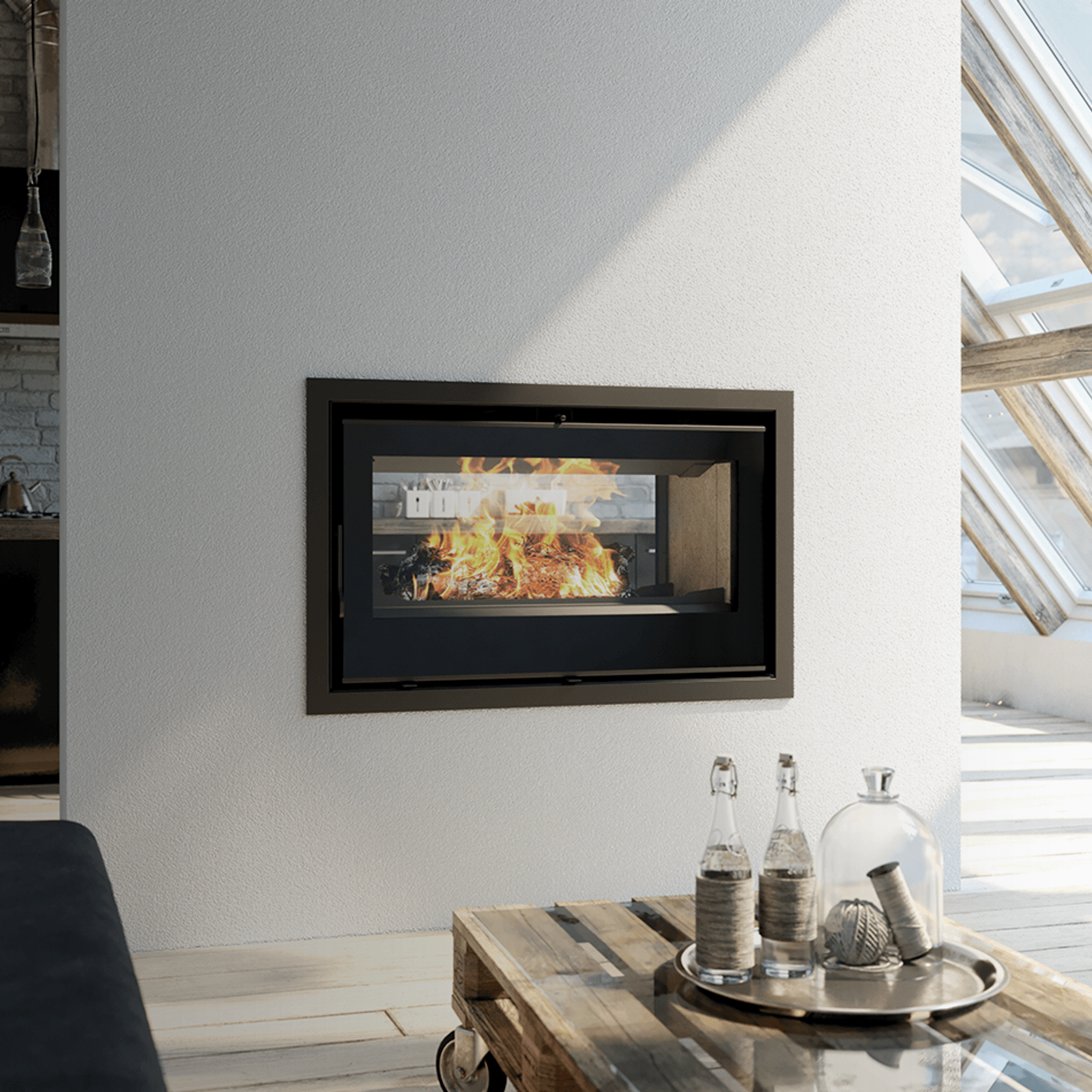 Axis I1000IB Double Sided - Contemporary Inbuilt gallery detail image