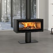 ADF Linea 100 Duo P Freestanding Fireplace gallery detail image