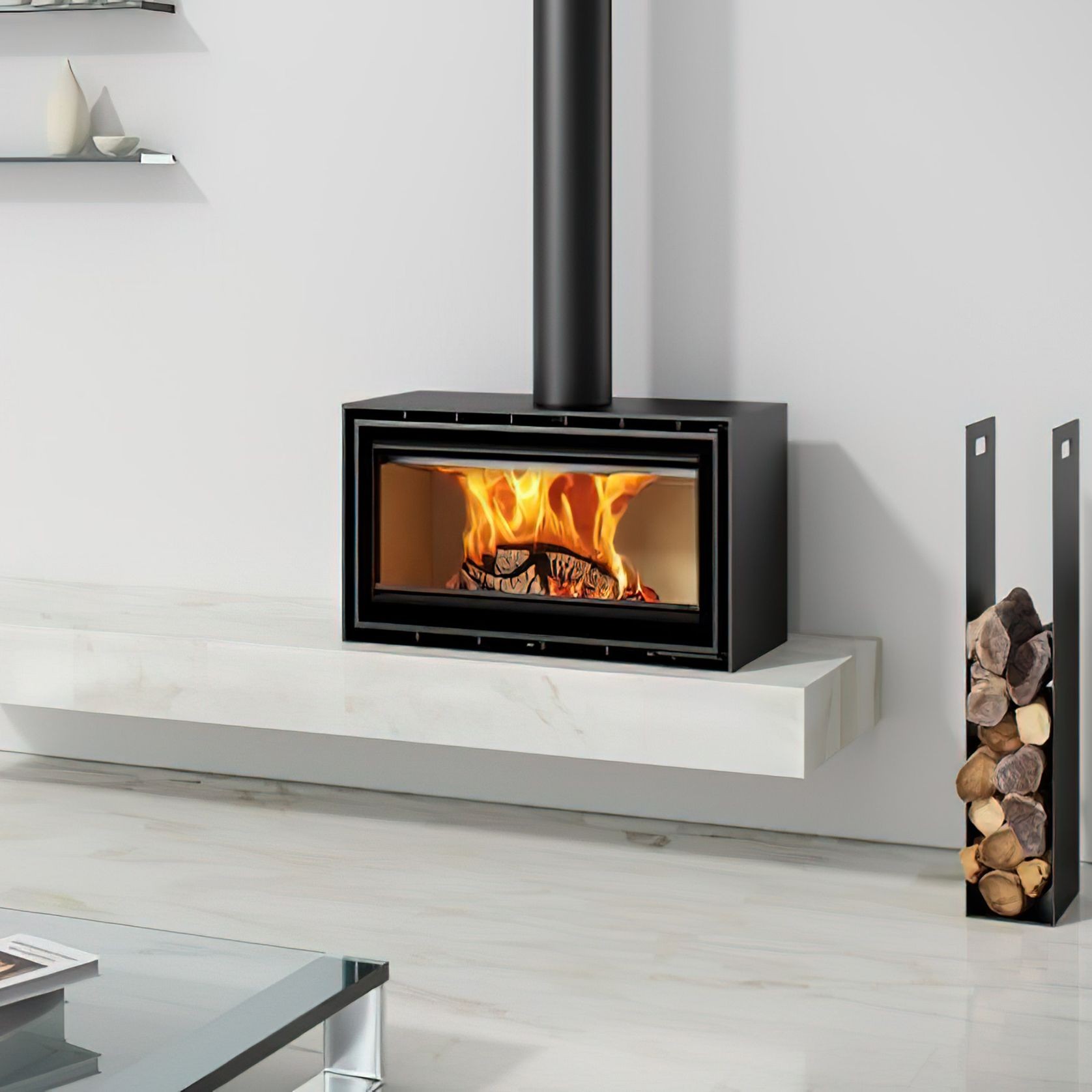 ADF Linea 85 B Freestanding Fireplace gallery detail image