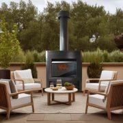 Jetmaster Alfresco 850 Outdoor Wood Fireplace gallery detail image