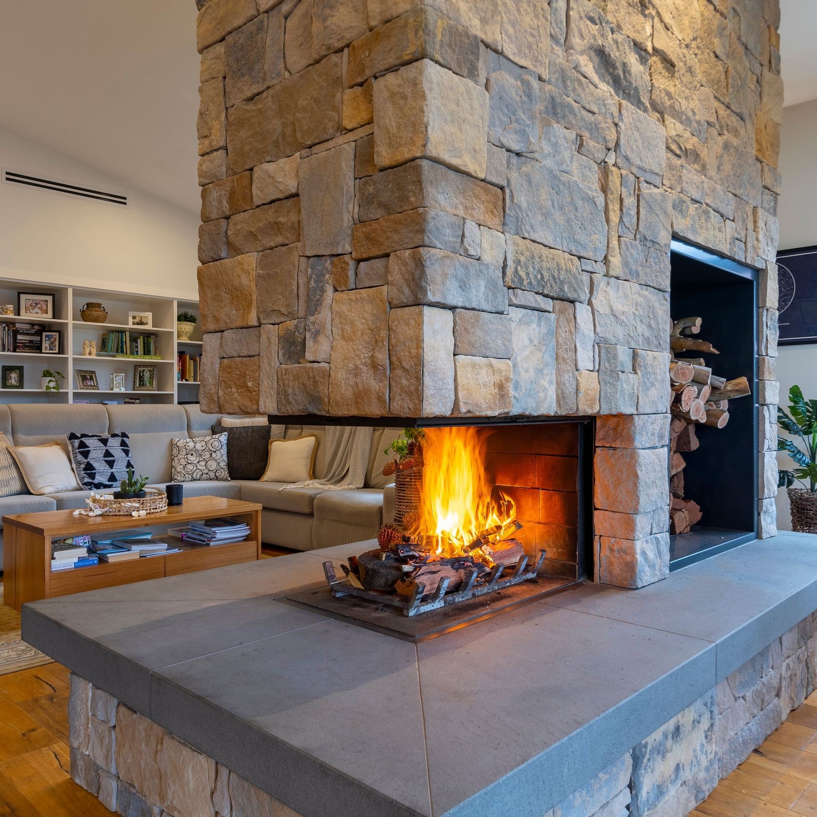 Axis EPI950 - Three Sided Wood Fireplace gallery detail image