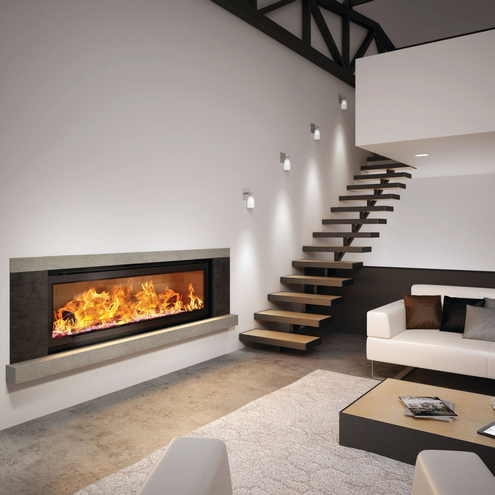 Axis H1600 XXL Inbuilt Fireplace gallery detail image