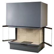 Axis H1200 3V 3 Sided Wood Fireplace gallery detail image