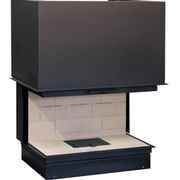 Axis H1200 3V 3 Sided Wood Fireplace gallery detail image