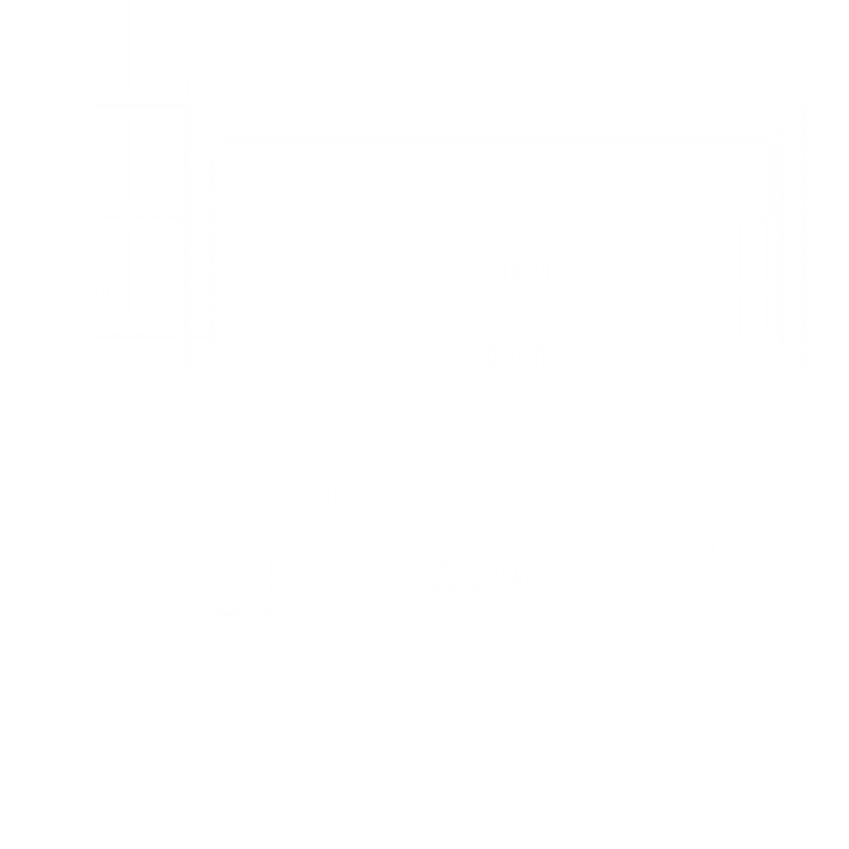 Axis H1200 3V - Three Sided Fireplace gallery detail image