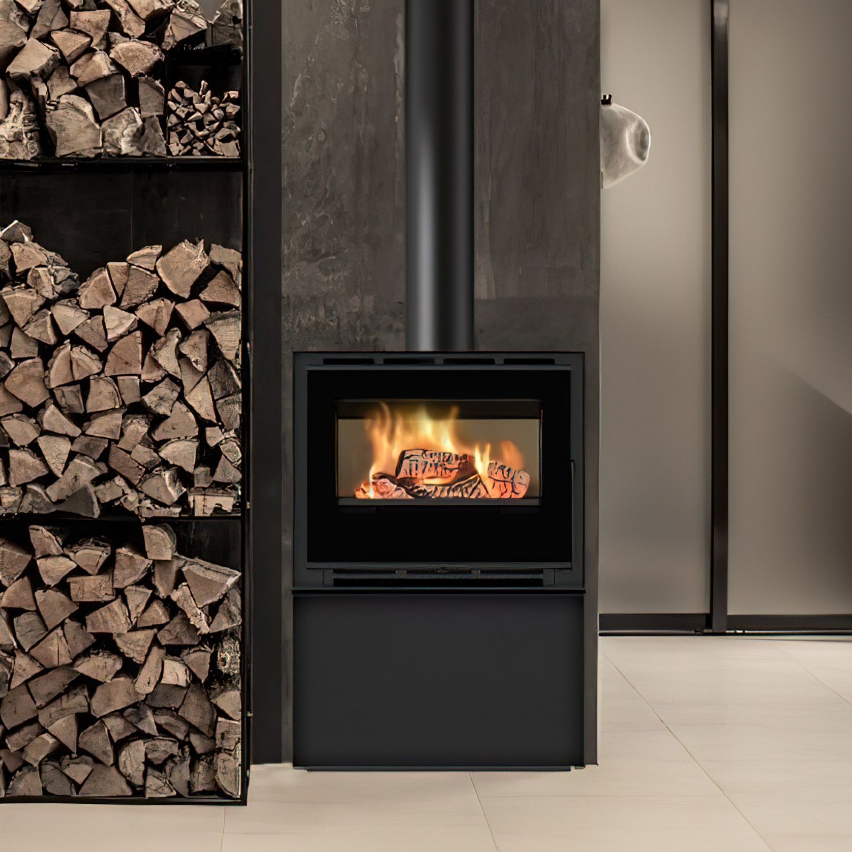 BOSQ Aere 70SL Freestanding Fireplace gallery detail image