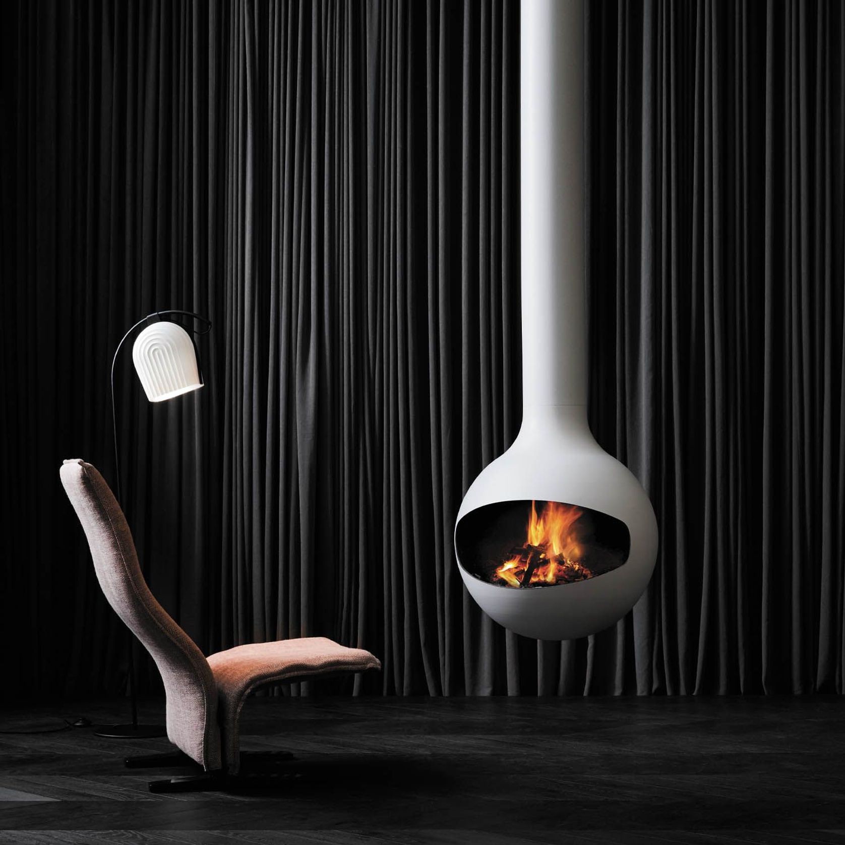Bathyscafocus - Suspended Fireplace gallery detail image