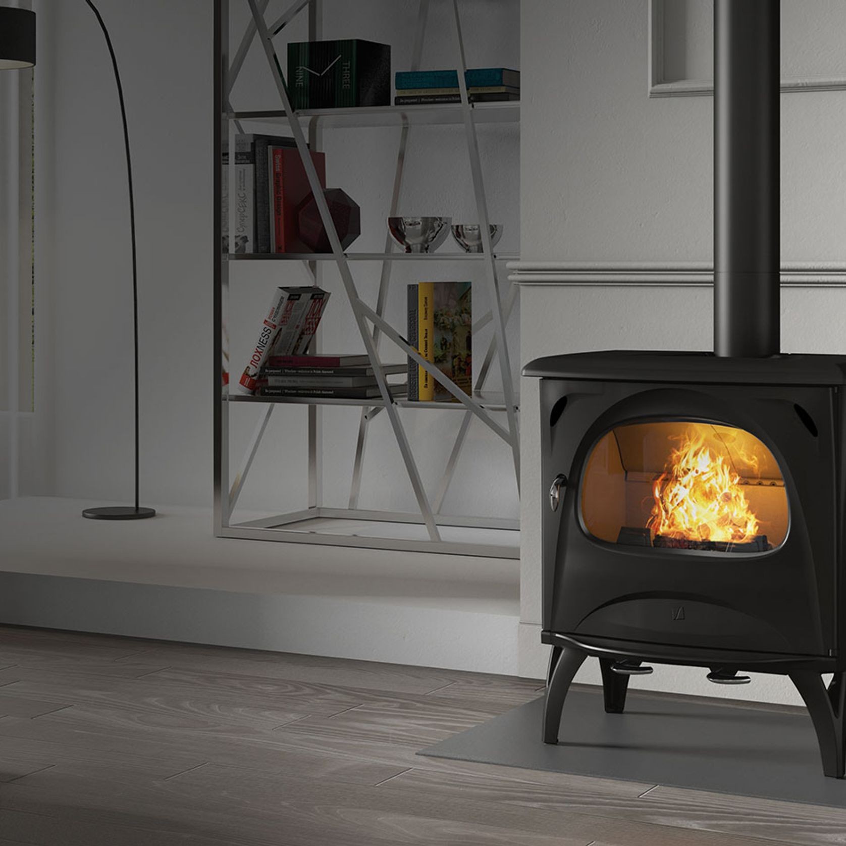 The Seguin Aurore Free-standing Wood Heater gallery detail image
