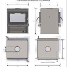 Kemlan Coupe Inbuilt Double Sided Rural Wood Fireplace gallery detail image