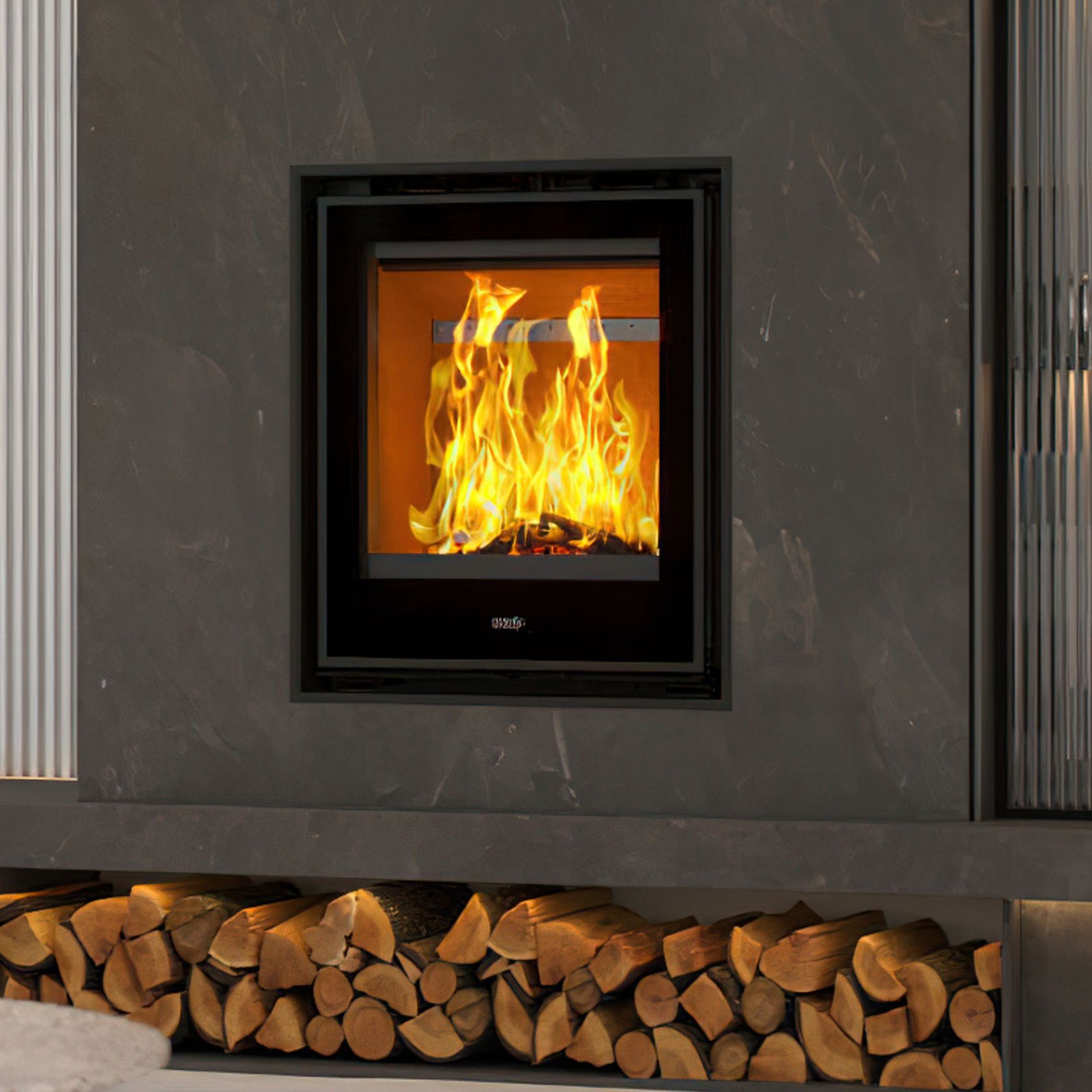 ADF Clare 60S Insert Wood Fireplace gallery detail image