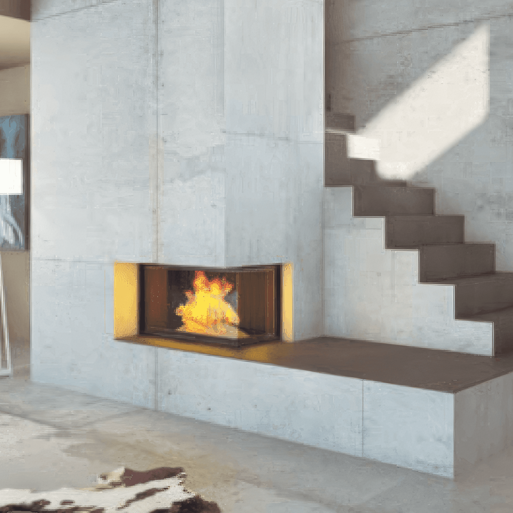 Cheminee Chazelles D100VAD Designer Wood Fireplace gallery detail image