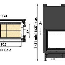 Cheminee Chazelles Df1200 Designer Wood Fireplace gallery detail image