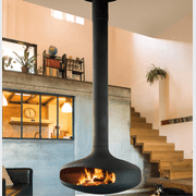 Focus Suspended Indoor Wood Fire Range gallery detail image