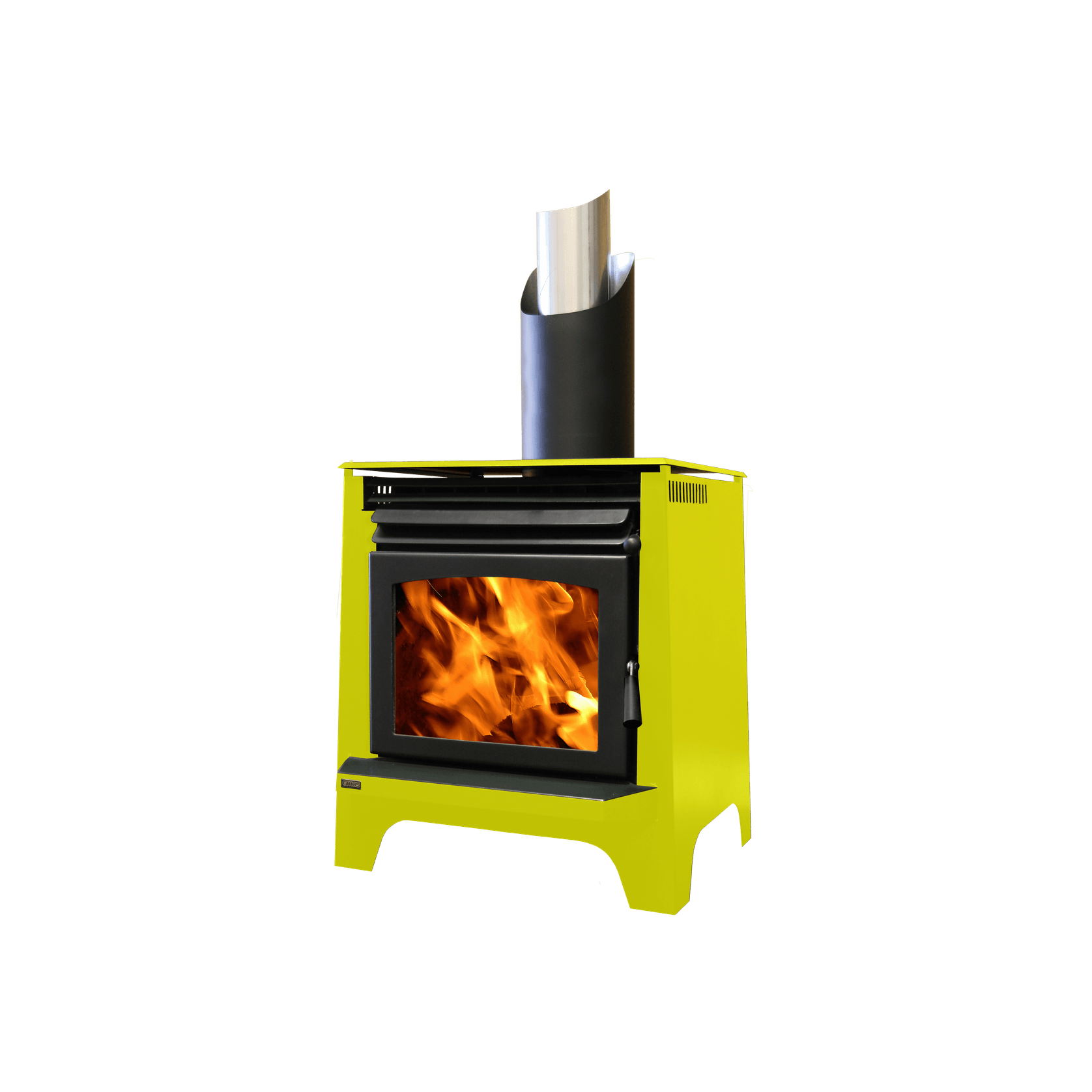 Ethos Phoenix Freestanding Wood Fireplace gallery detail image