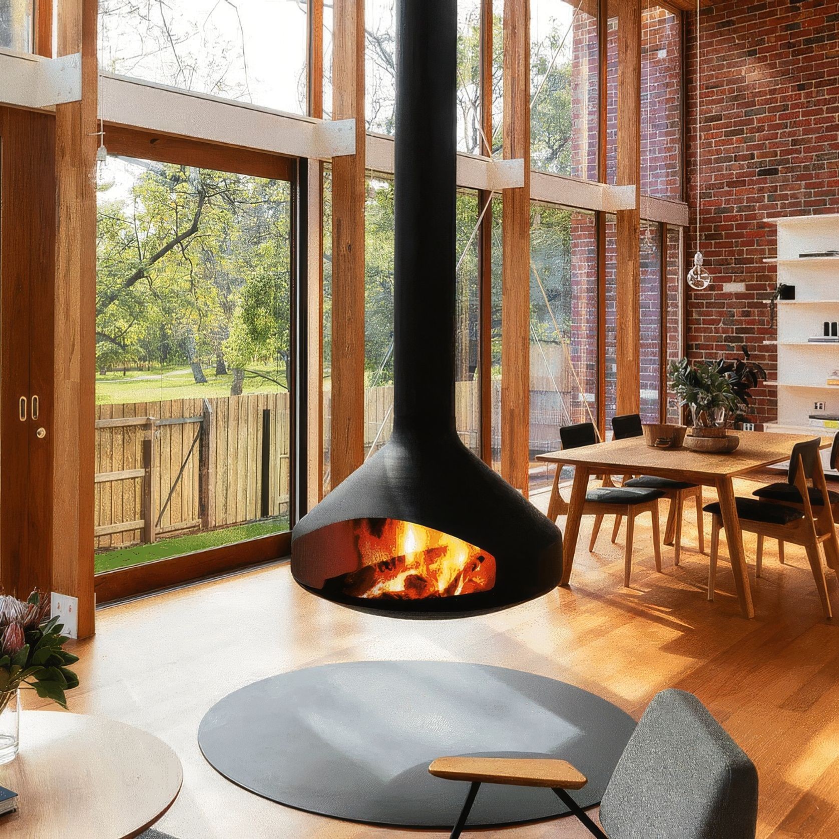 Ergofocus Suspended Fireplace gallery detail image