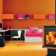 Ethos Genesis Freestanding Wood Fireplace gallery detail image