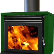 Ethos Genesis Freestanding Wood Fireplace gallery detail image