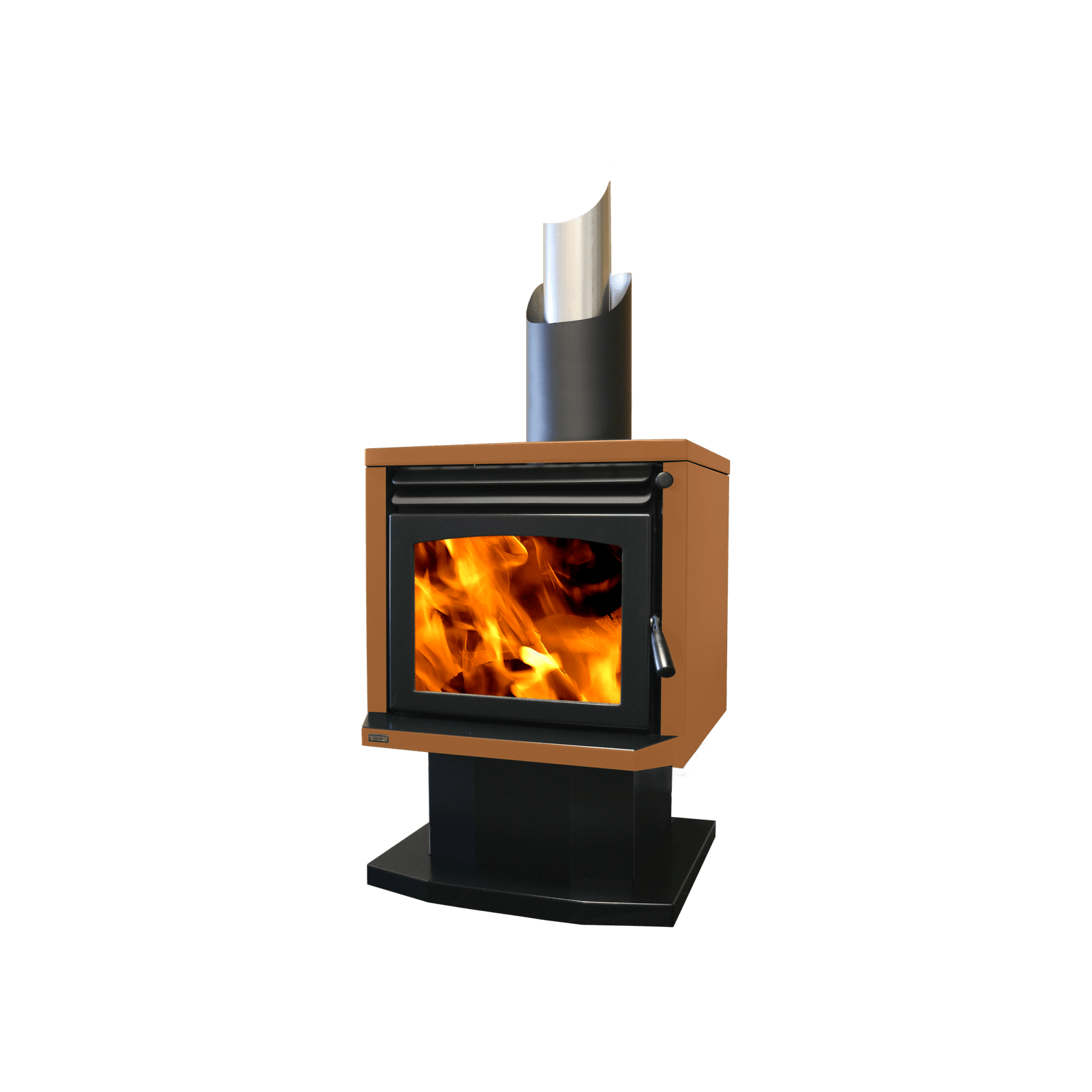 Ethos Genesis Freestanding Wood Fireplace gallery detail image