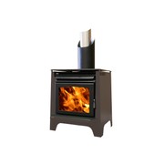 Ethos Phoenix Freestanding Wood Fireplace gallery detail image
