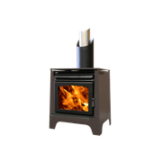 Ethos Phoenix Freestanding Wood Fireplace gallery detail image