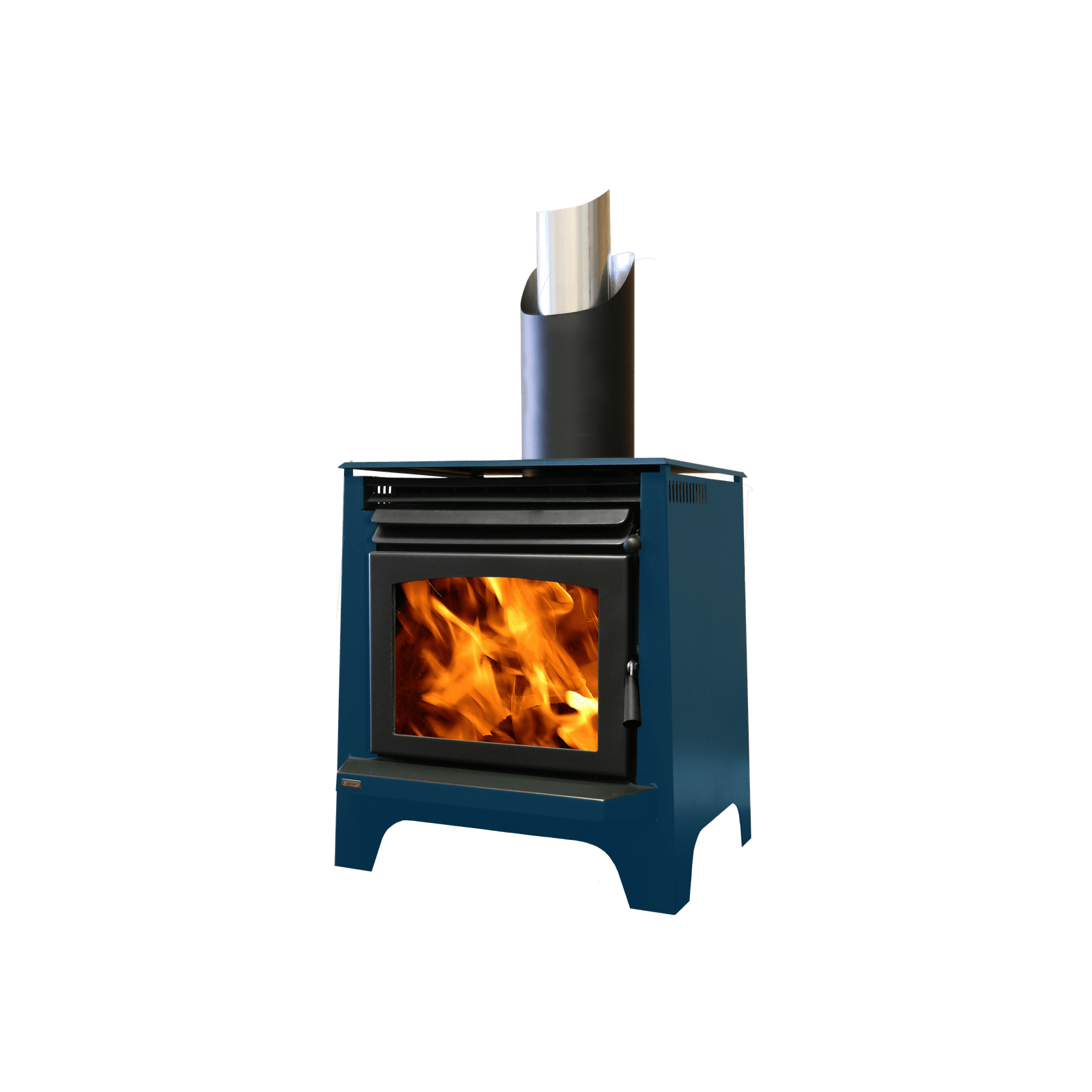 Ethos Phoenix Freestanding Wood Fireplace gallery detail image