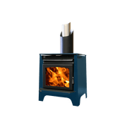 Ethos Phoenix Freestanding Wood Fireplace gallery detail image