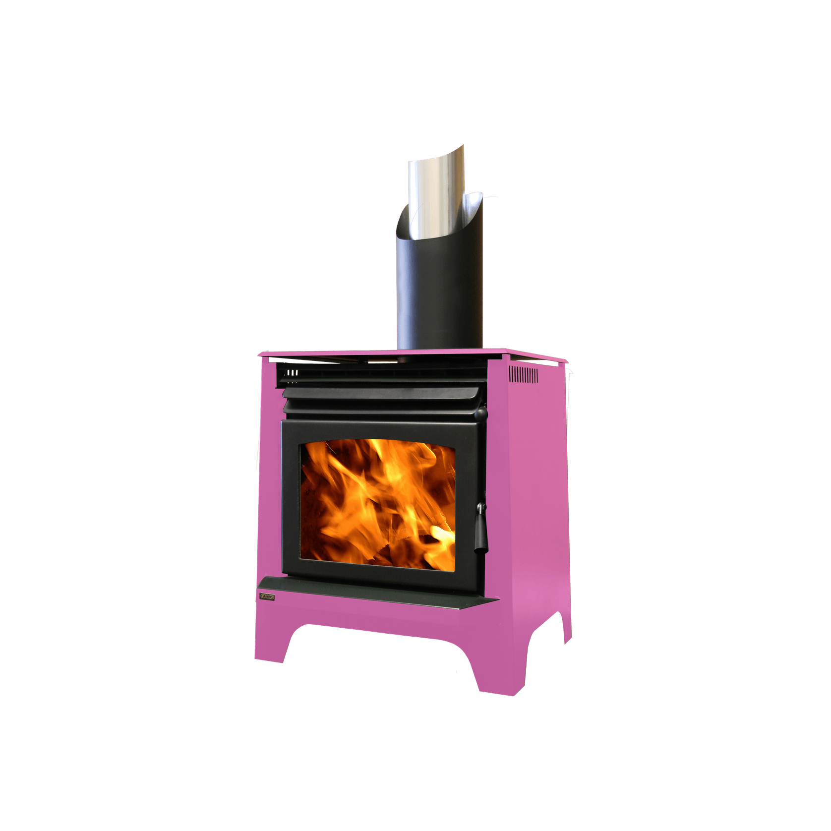 Ethos Phoenix Freestanding Wood Fireplace gallery detail image