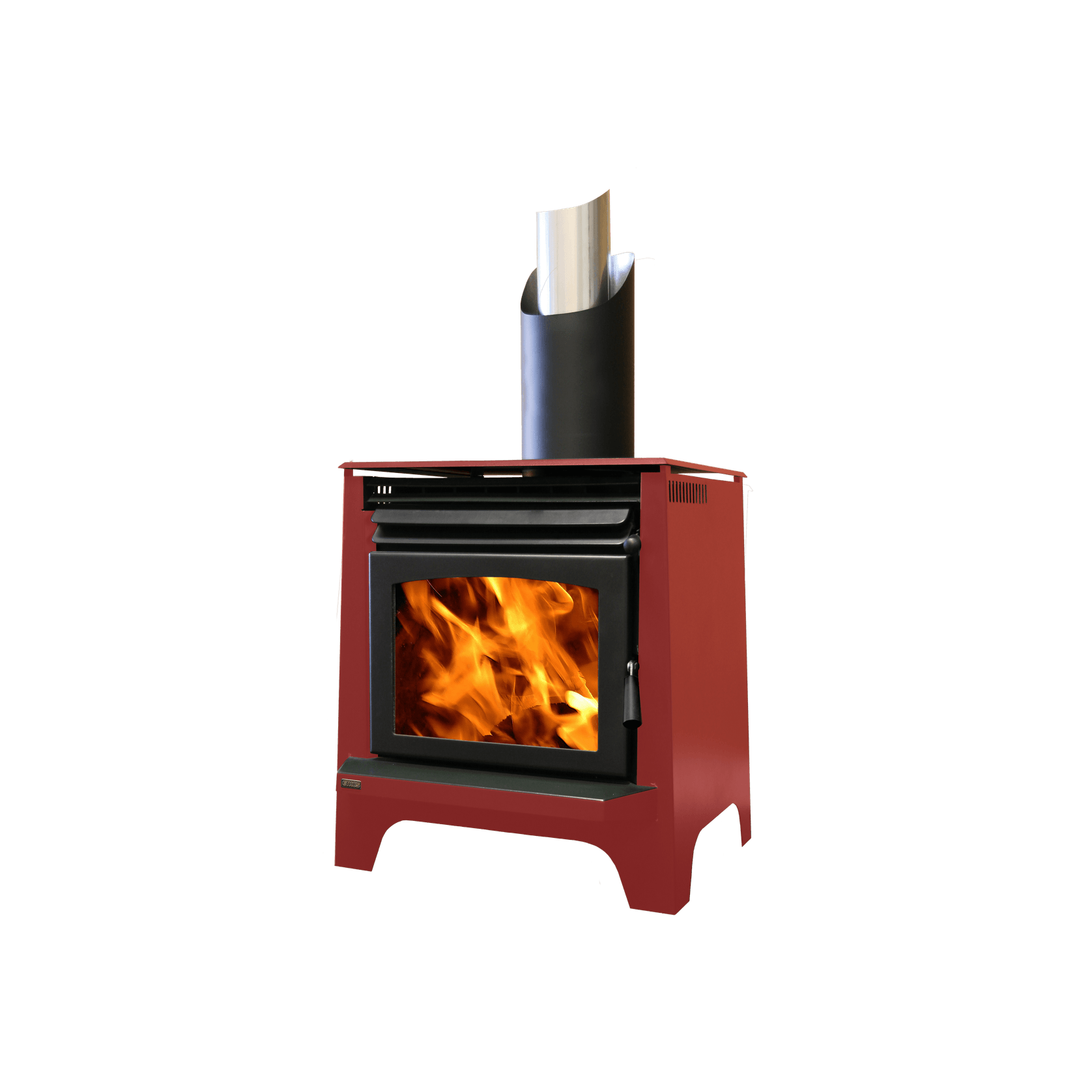 Ethos Phoenix Freestanding Wood Fireplace gallery detail image