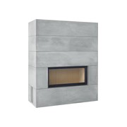 Euro Brunner Single Sided 101/45 Wood Fireplace gallery detail image