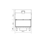 Axis FAS120 3V - Freestanding Fireplace gallery detail image