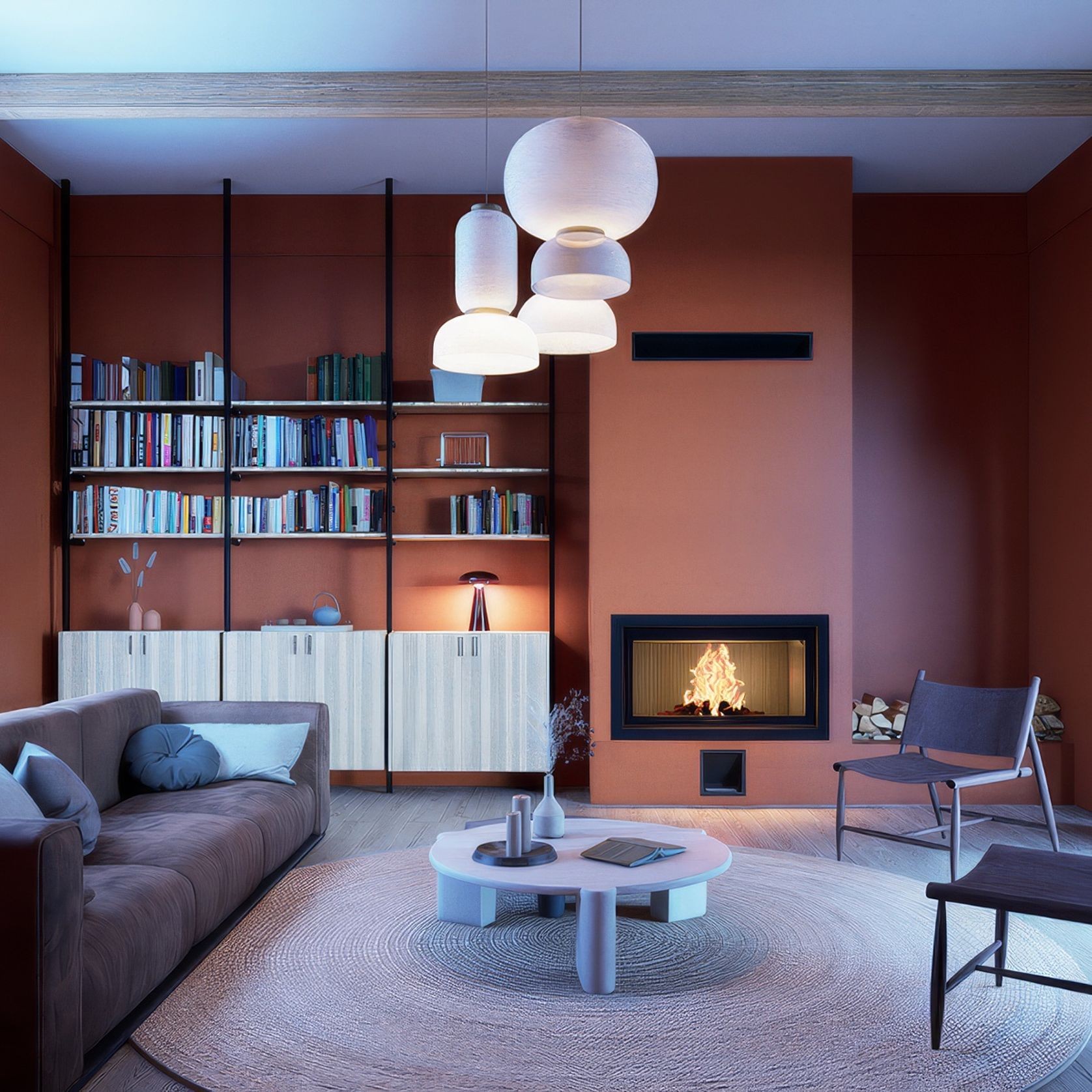 Axis FAS120 SS - Freestanding Fireplace gallery detail image