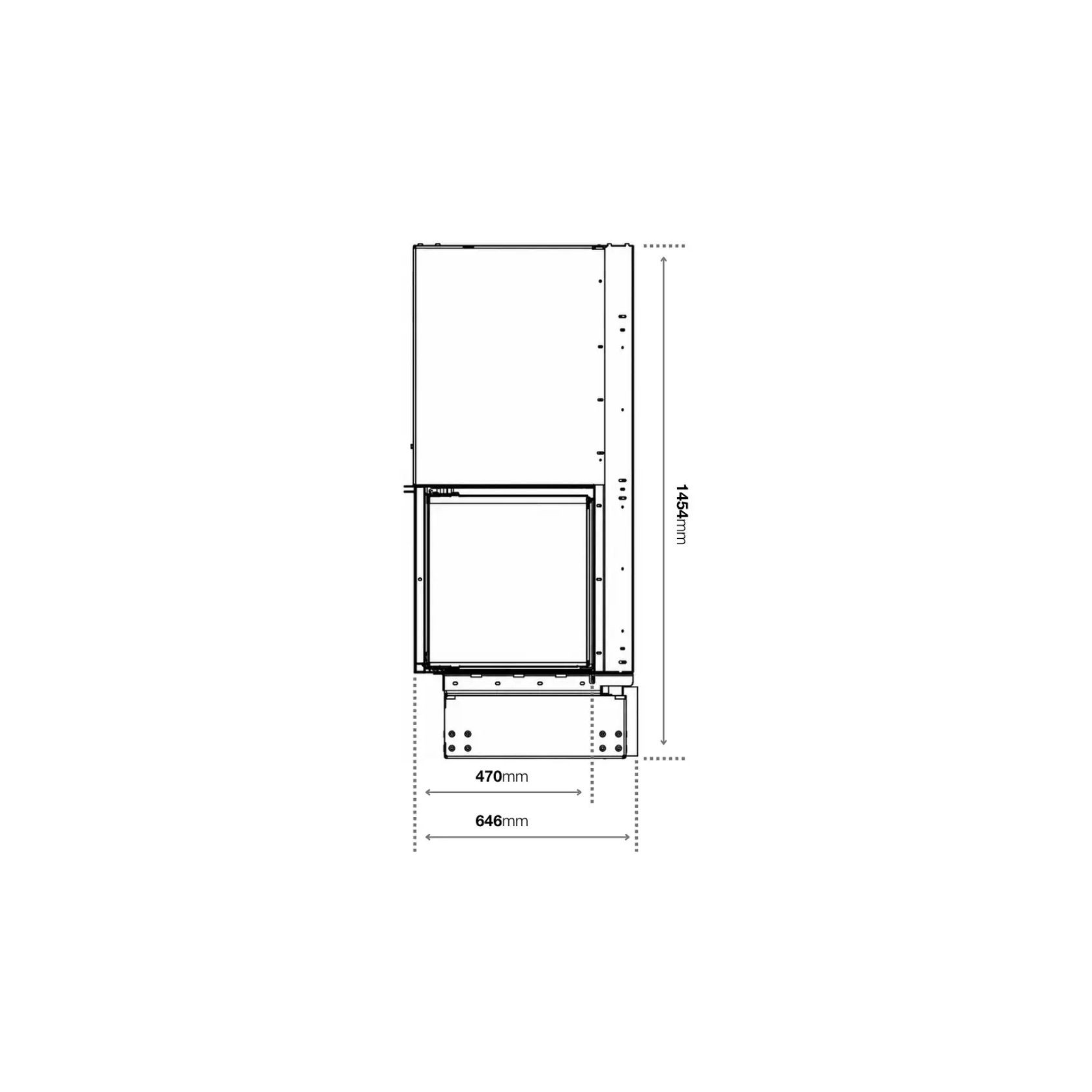 Axis FAS120 VLD/G - Freestanding Fireplace gallery detail image