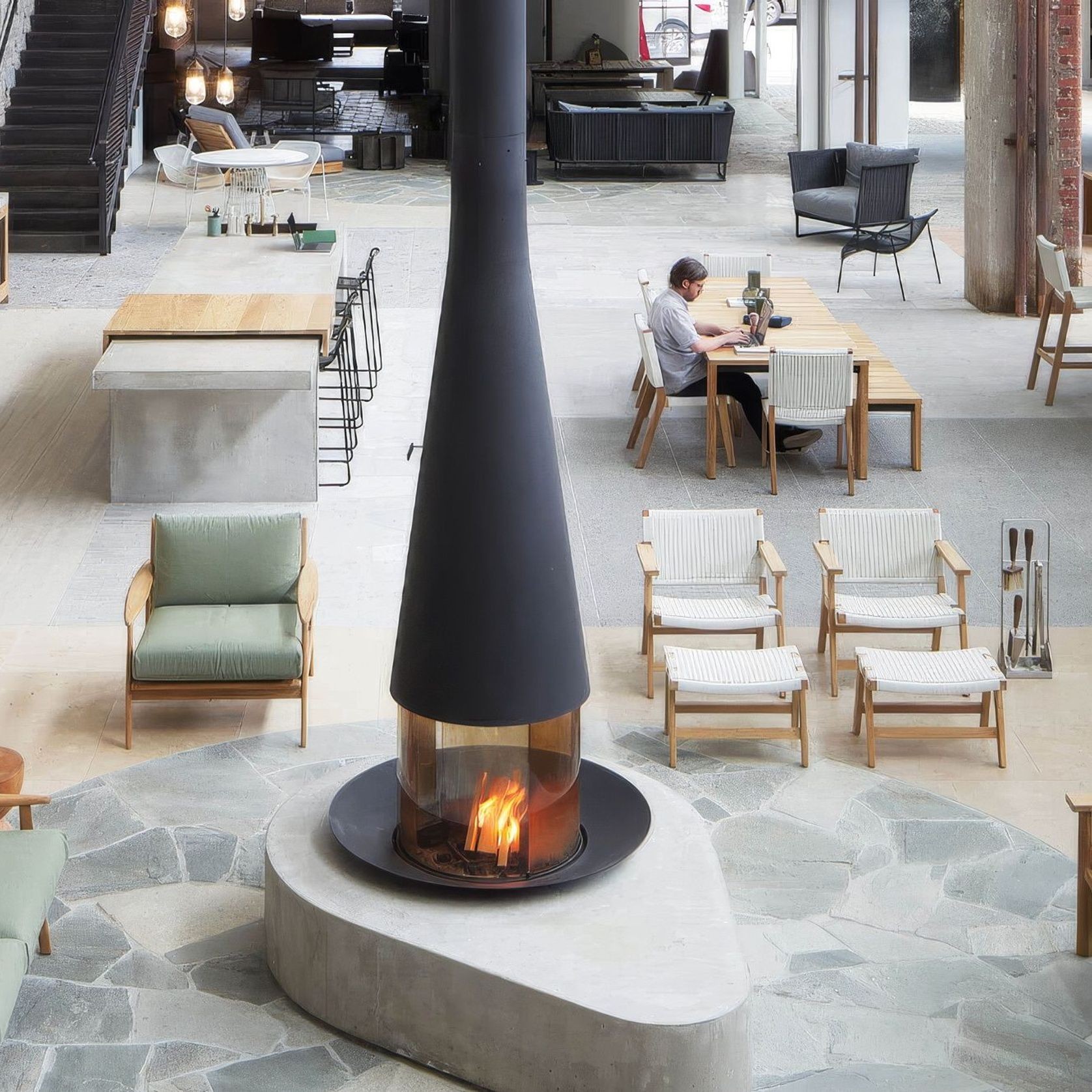 Filiofocus Suspended Fireplace gallery detail image