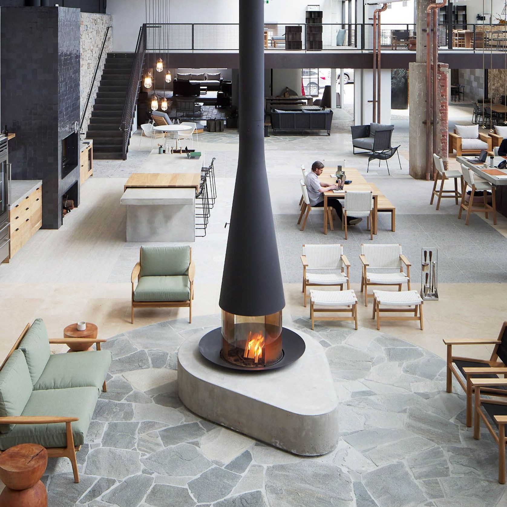 Filiofocus - Suspended Fireplace gallery detail image