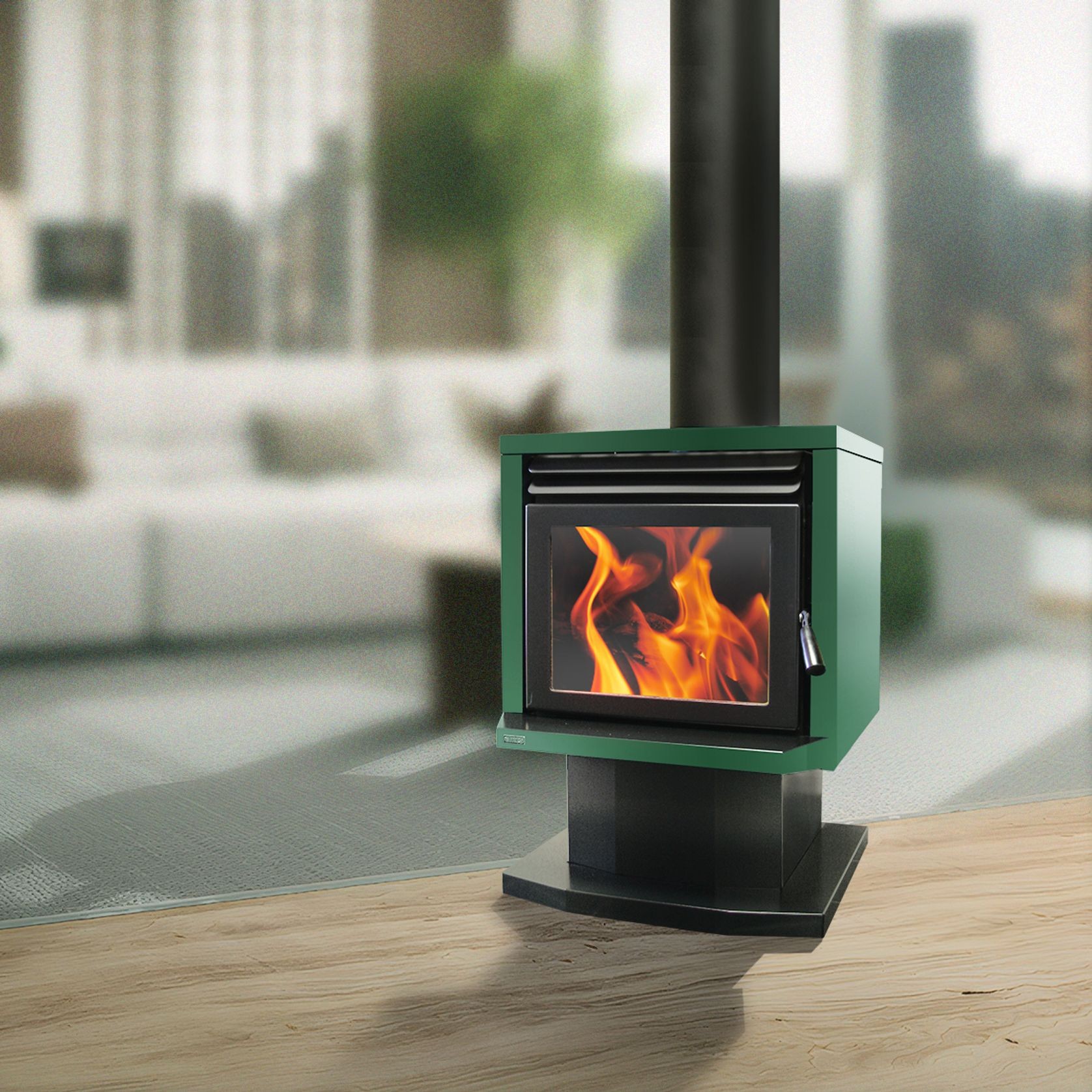 Aquos Freestanding Fire gallery detail image