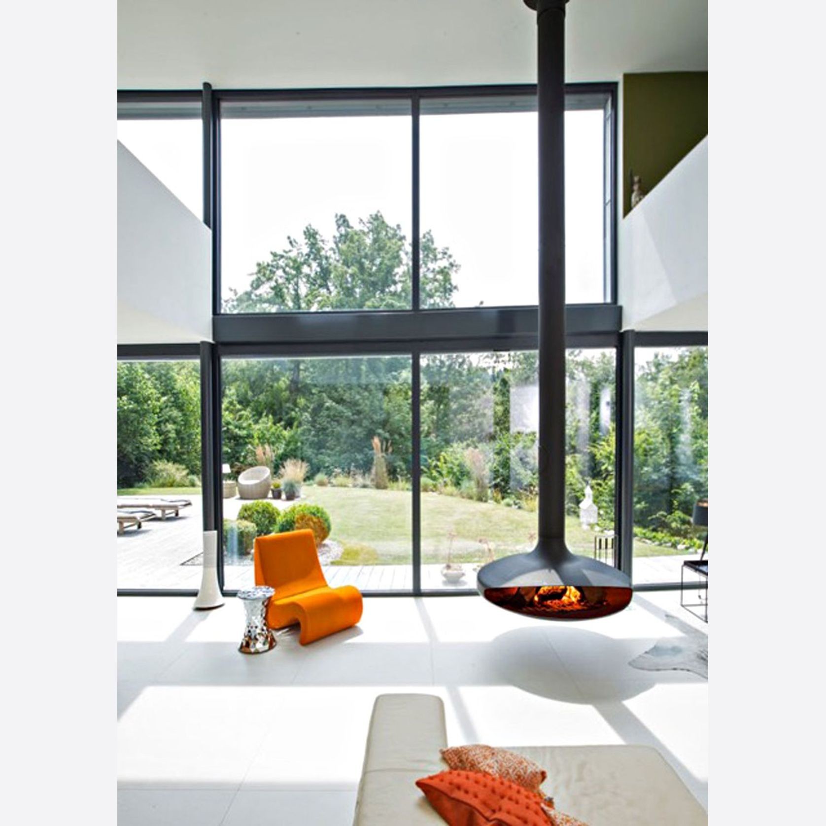 Gyrofocus - Suspended Fireplace gallery detail image