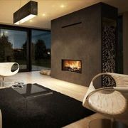 Hoxter Heka 110 Single Sided Insert Wood Fireplace gallery detail image