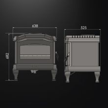 Kemlan C24 II Wood Fireplace gallery detail image